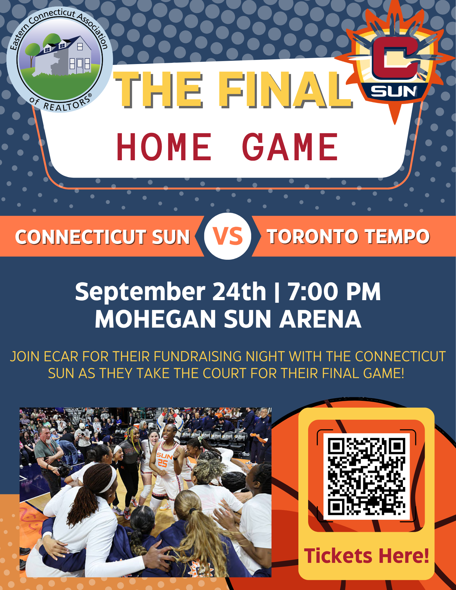 Mohegan Sun Game Flyer